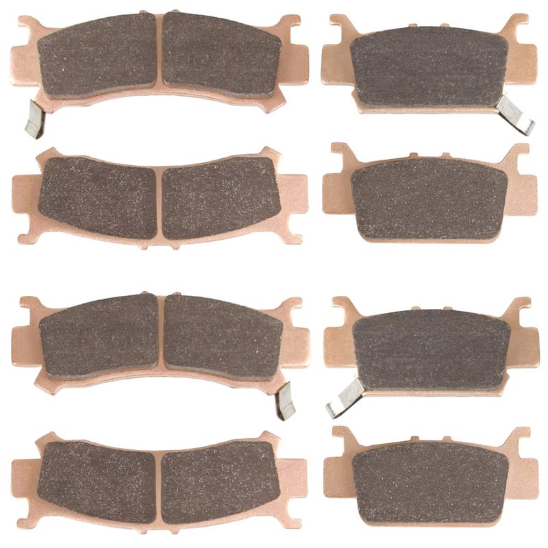 Zinger Brake Pads for Honda Talon 1000R 1000X 2019-2024,Honda Pioneer 1000 1000-5 2016-2024,Sintered Copper Front & Rear Brake Pads Replaces 06451-HL4-A01, 06431-HL4-A01 06452-HL4-A01 06432-HL4-A01 - Image 2